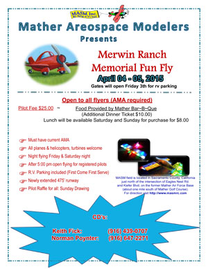 Merwin Ranch Memorial Fun Fly April 05-06 2014